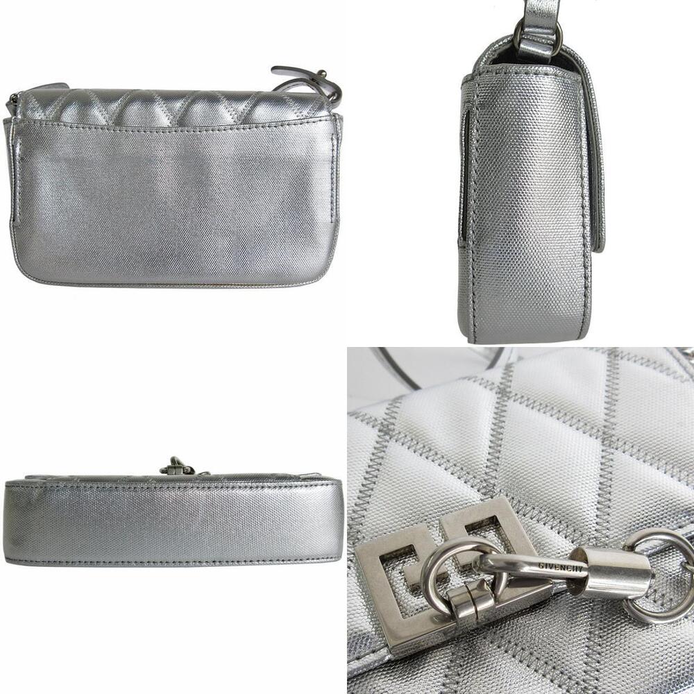Givenchy Silver Shoulder Bag Polyester - image 3